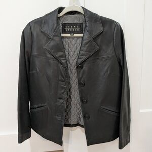 Sienna Studio Leather Blazer